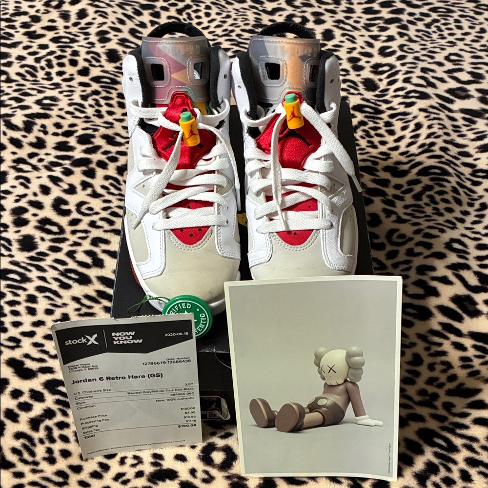 🎀 Jordan retro 6 {Hare} 🎀